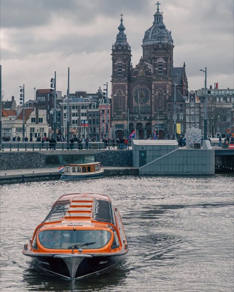 Amsterdam canal view
