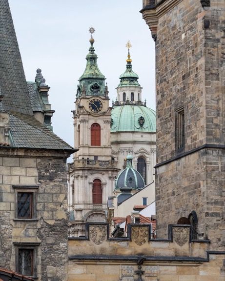 Prague city view